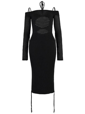 Andreādamo Ribbed Knit Dress - ANDREADAMO - BALAAN 1