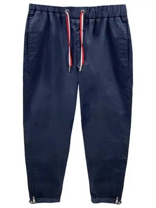 2A00041 57448 781 Three stripe strap zip up jogger pants navy men s TJ 270684 - MONCLER - BALAAN 1