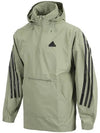 adidas Future Icon 3S Woven Windbreaker Olive IW8571 - ADIDAS - BALAAN 1