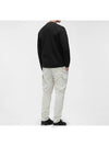 Lens Wappen Sweatshirt Black - CP COMPANY - BALAAN 4