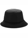 Horseferry Print Nylon Bucket Hat Black - BURBERRY - BALAAN.