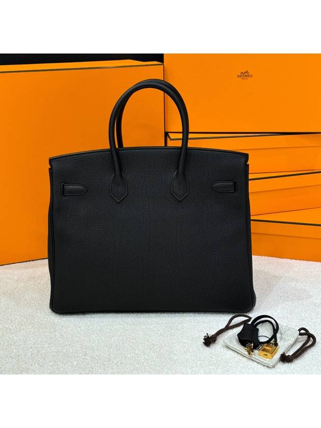 Birkin Bag Togo Skin Black Color 35 - HERMES - BALAAN 4