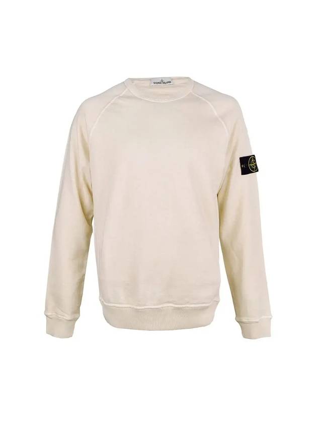 Waffe Washed Raglan Sweatshirt Beige - STONE ISLAND - BALAAN 1