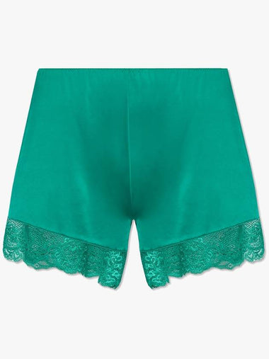 Hanro ‘Lovis’ Satin Shorts, Women's, Green - HANRO - BALAAN 1