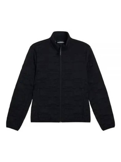 High Neck Quilted Zip-Up Jacket Black - J.LINDEBERG - BALAAN 2