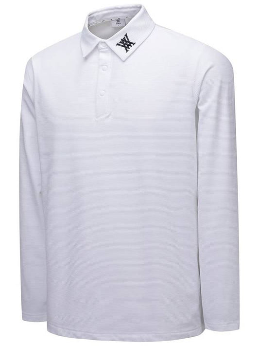 OFFICIAL MEN ESSENTIAL COLLARED LONG T SHIRT OW - ANEWGOLF - BALAAN 2