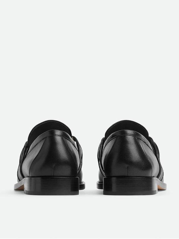 Astaire Leather Loafers Black - BOTTEGA VENETA - BALAAN 6