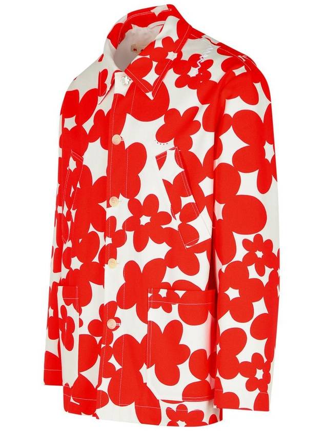 Marni Red Cotton Jacket - MARNI - BALAAN 2