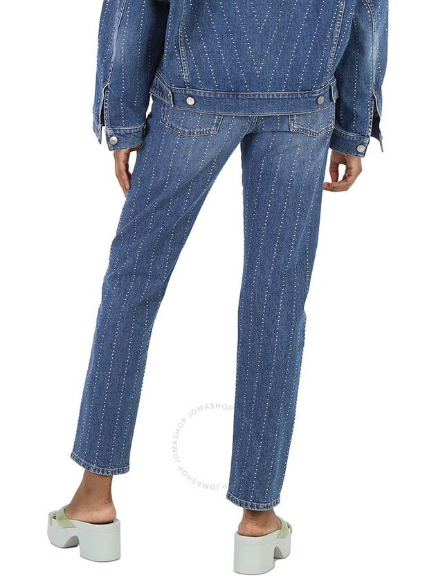 23 ss Striped Straight Leg Denim Jeans 6D00293SOH954480 B0710230335 - STELLA MCCARTNEY - BALAAN 4