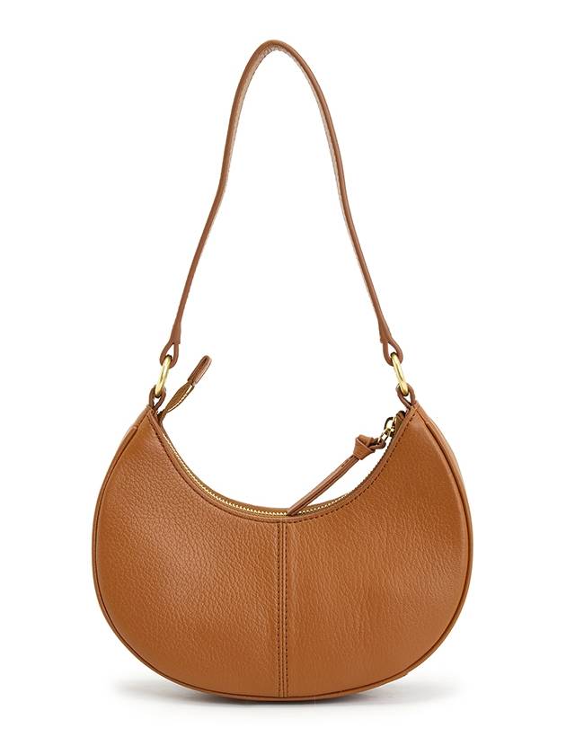 Hana Half Moon Leather Shoulder Bag Brown - CHLOE - BALAAN 4