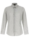 Shadow Cotton Long Sleeve Shirt Grey - FENDI - BALAAN 2