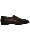 Penny Leather Loafer Brown - SANTONI - BALAAN 3