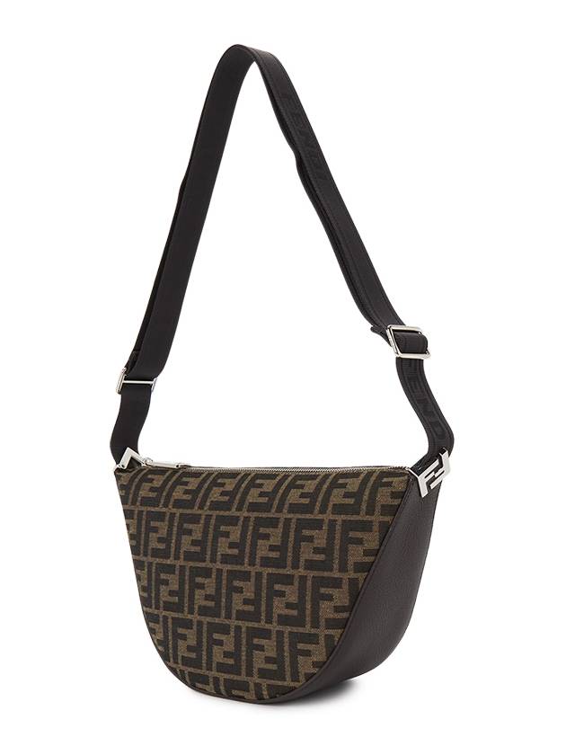 Melon FF Jacquard Small Shoulder Bag Brown - FENDI - BALAAN 2