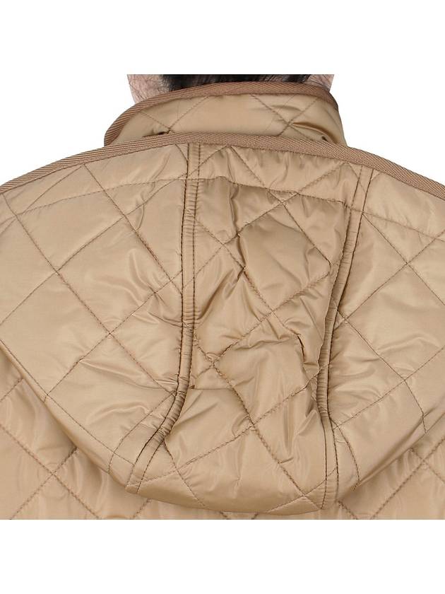 Diamond Quilted Nylon Jacket Archive Beige - BURBERRY - 11