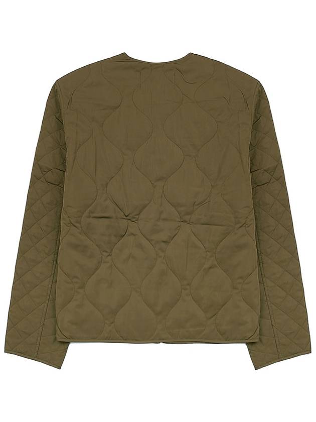 Maison Kitsune Men's Foxhead Quilted Jacket LM02106WQ4016 KHAKI - MAISON KITSUNE - BALAAN 2