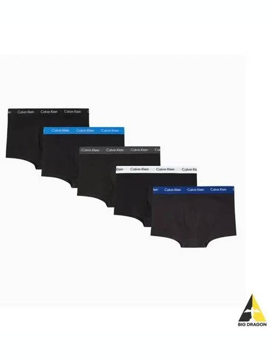 UNDERWEAR Men s Cotton Stretch Low Rise Trunks 5PK NB2734OJYO - CALVIN KLEIN - BALAAN 1