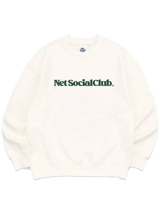 VIVID STRAIGHT LOGO MTM IVORY - NET SOCIAL CLUB - BALAAN 1