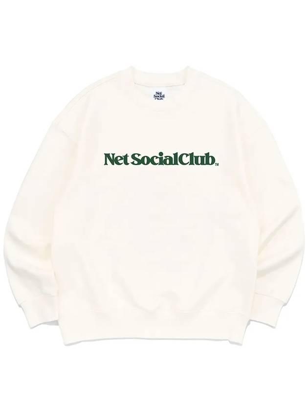 VIVID STRAIGHT LOGO MTM IVORY - NET SOCIAL CLUB - BALAAN 5