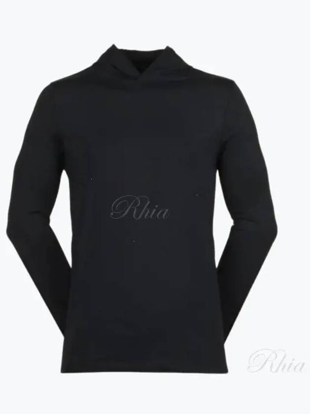 Men s Brushed Back Tech Hoodie GMM000015 Onyx - G/FORE - BALAAN 1