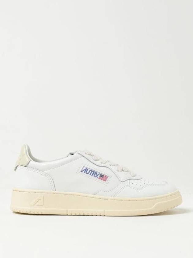 Medalist Beige Tab Low Top Sneakers White - AUTRY - BALAAN 1