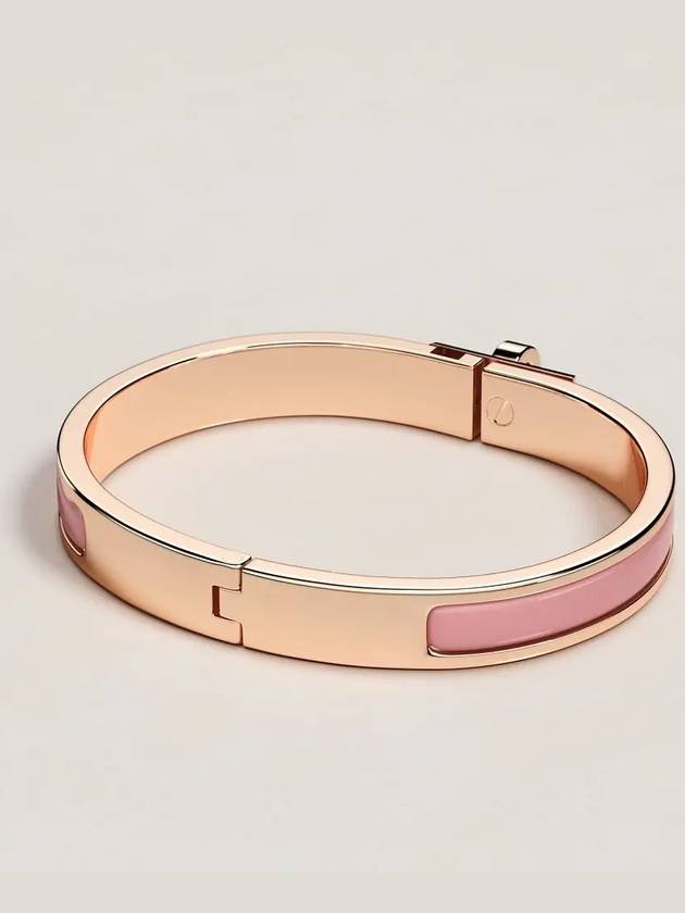 Mini Clic Kelly Bracelet Rose Gold - HERMES - BALAAN 3