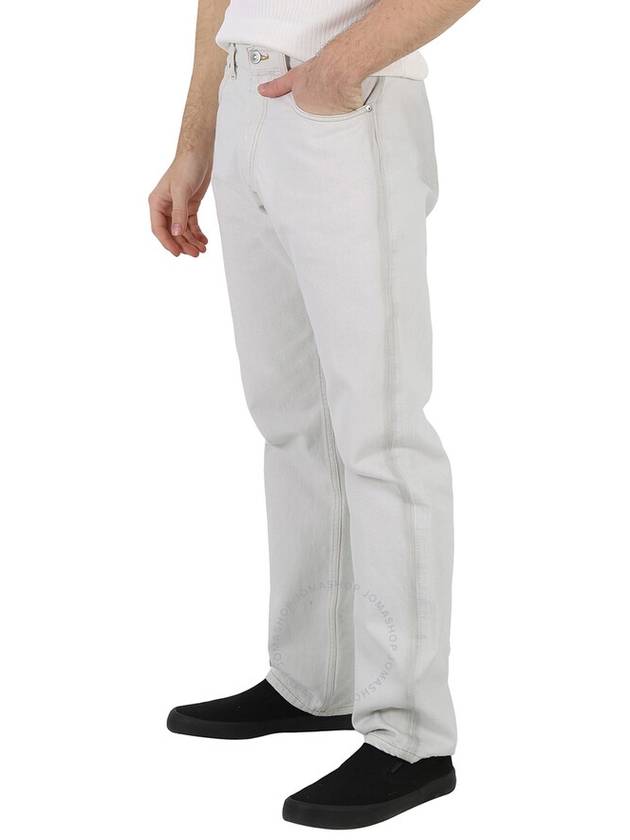 Denim Straight Pants S50LA0216 S30857961 WHITE - MAISON MARGIELA - BALAAN 4