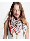 Up And Away Square 90 Scarf Red - LOUIS VUITTON - BALAAN 2