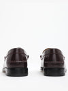 Tassel GG Supreme Canvas Leather Loafers Brown - GUCCI - BALAAN 7