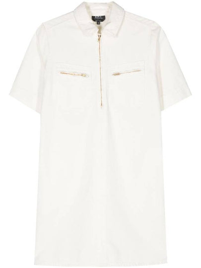 Rosa Short Dress White - A.P.C. - BALAAN 2