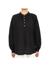 Women's Shirt COFCM F13385 LZZ NOIR - A.P.C. - BALAAN.