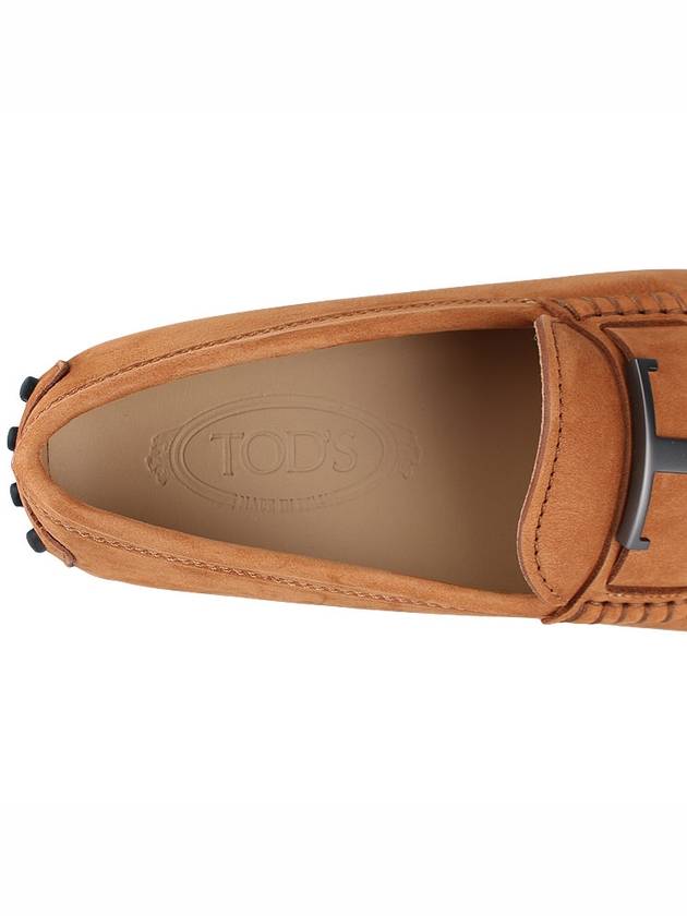 Gommino Nubuck Driving Shoes Brown - TOD'S - BALAAN 9