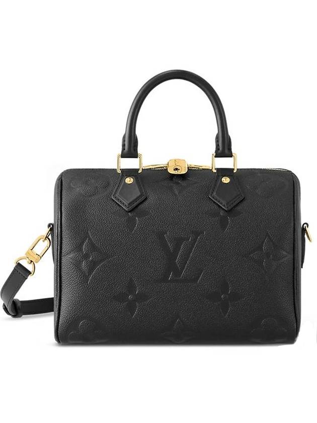 Speedy Bandouliere 25 Monogram Tote Bag Black - LOUIS VUITTON - BALAAN 1