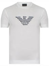 Embroidery Logo Short Sleeve T-Shirt White - EMPORIO ARMANI - BALAAN 2