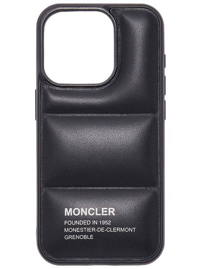 Nakao 15 Pro Leather Phone Case Black - MONCLER - BALAAN 2