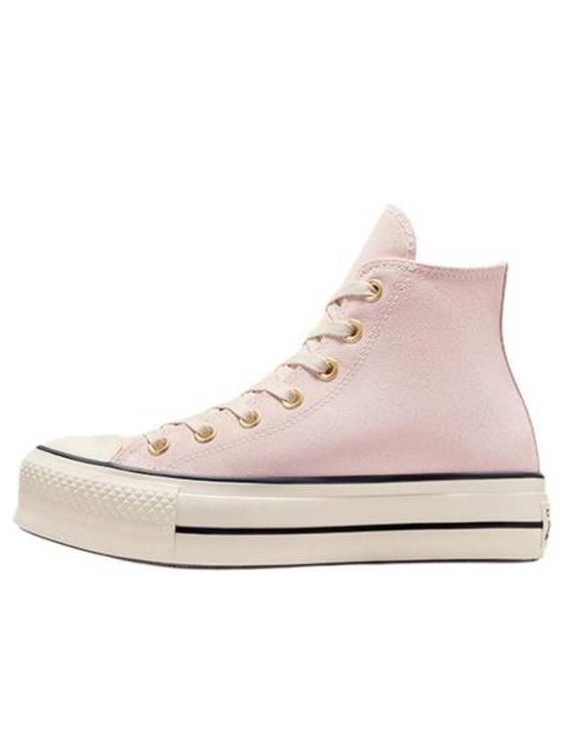 Chuck Taylor All Star Lift Suede High Top Sneakers Pale Petal - CONVERSE - BALAAN 4