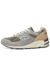 Teddy Santis 990 V2 Low-Top Sneakers Brown Grey - NEW BALANCE - BALAAN 3