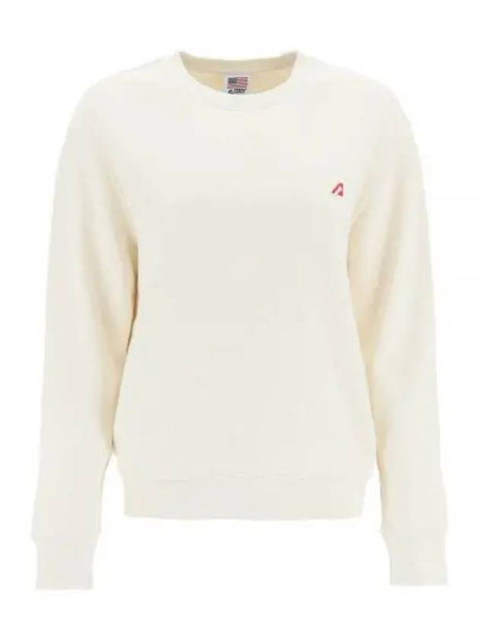 Women's Tennis Academy Sweatshirt Beige - AUTRY - BALAAN 2