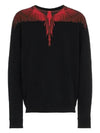 Camo Red Wing Sweatshirt Black - MARCELO BURLON - BALAAN 1