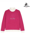 Women s Color Point Turtleneck T Shirt 9264LXSA CORAL - BLACK&WHITE - BALAAN 1