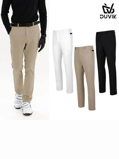 spandex white brushed in-banding golf pants DD3MPT351WH - DUVIK - BALAAN 2