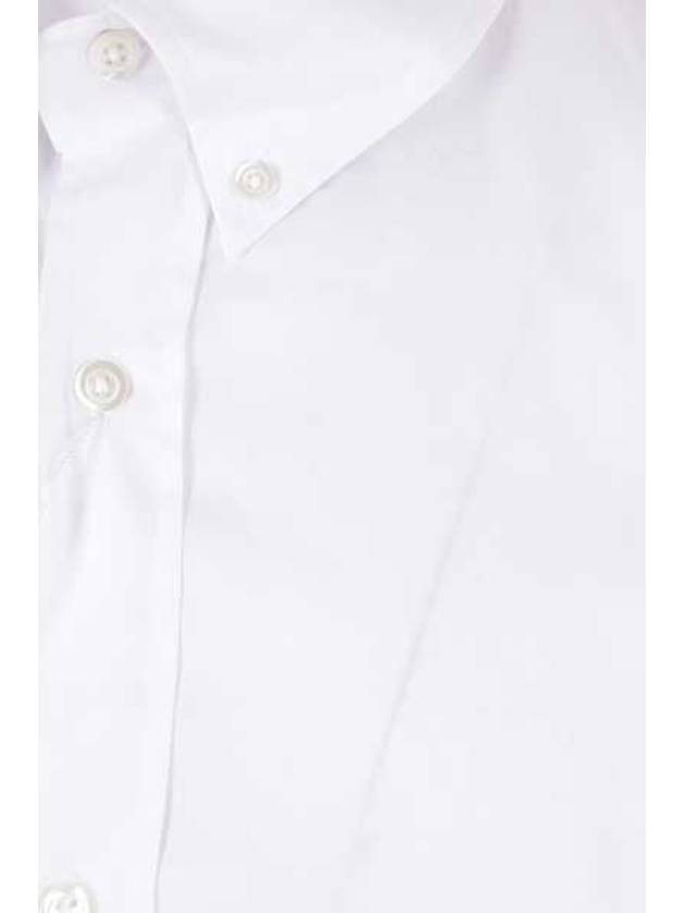 Oversized Fit Oxford Long Sleeve Shirt White - MAISON MARGIELA - BALAAN 6