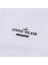 Archivio Cotton Short Sleeve T Shirt White - STONE ISLAND - BALAAN 6