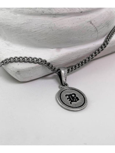 Classic Chain Coin Necklace Vintage Silver - BLESSED BULLET - BALAAN 2