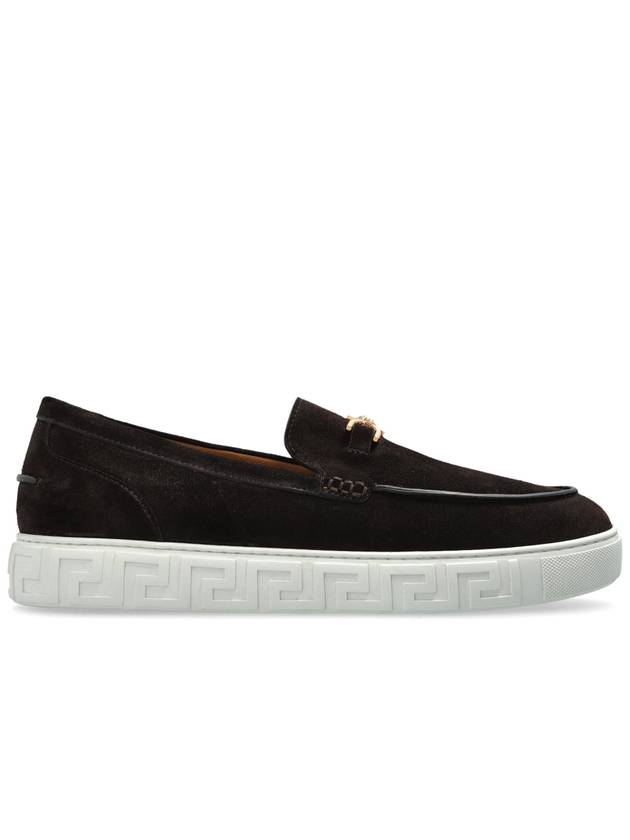 Versace Suede Shoes, Men's, Brown - VERSACE - BALAAN 1