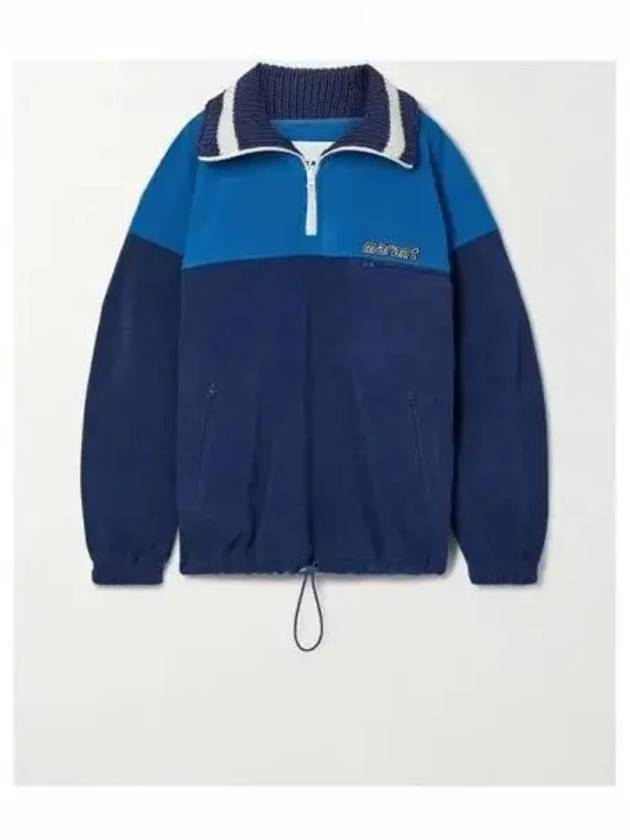 Malti Zip-Up Fleece Sweatshirt Blue - ISABEL MARANT - BALAAN 2