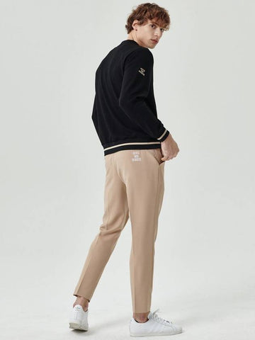 Give Me Buddy Tapered Fit Pintuck Pants Beige - GOXO - BALAAN 1