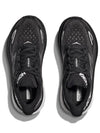 Clifton 9 Wide Low Top Sneakers Black - HOKA ONE ONE - BALAAN 6