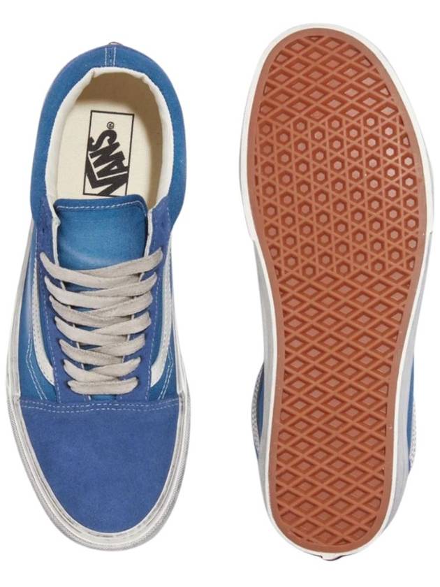 Old Skool Wave Low Top Sneakers Washed Blue - VANS - BALAAN 4