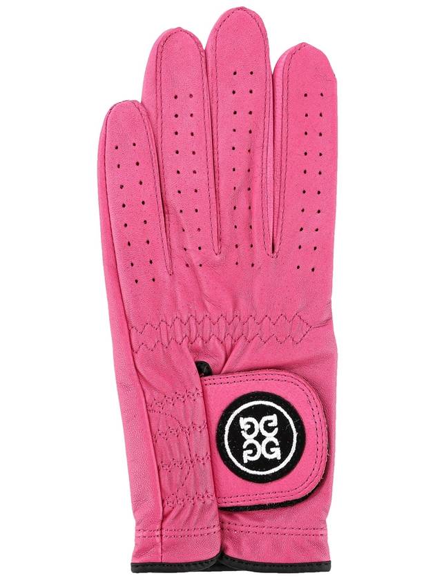 Circle GS Logo Leather Golf Gloves Pink - G/FORE - BALAAN 2