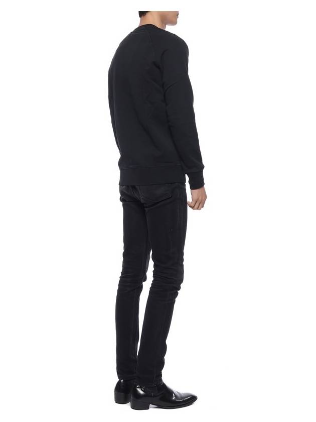 Chillax Fox Patch Classic Sweatshirt Black - MAISON KITSUNE - BALAAN 7